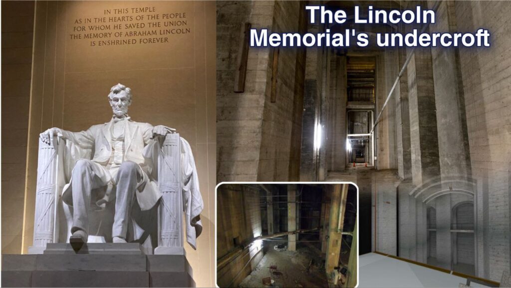 Hidden Secrets of Famous Landmarks : The Lincoln Memorial's undercroft - Washington, D.C.